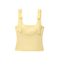 Julia | Bow-Strap Square Neck Top