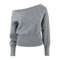 Arabella | Relaxed Off Shoulder Knit Top
