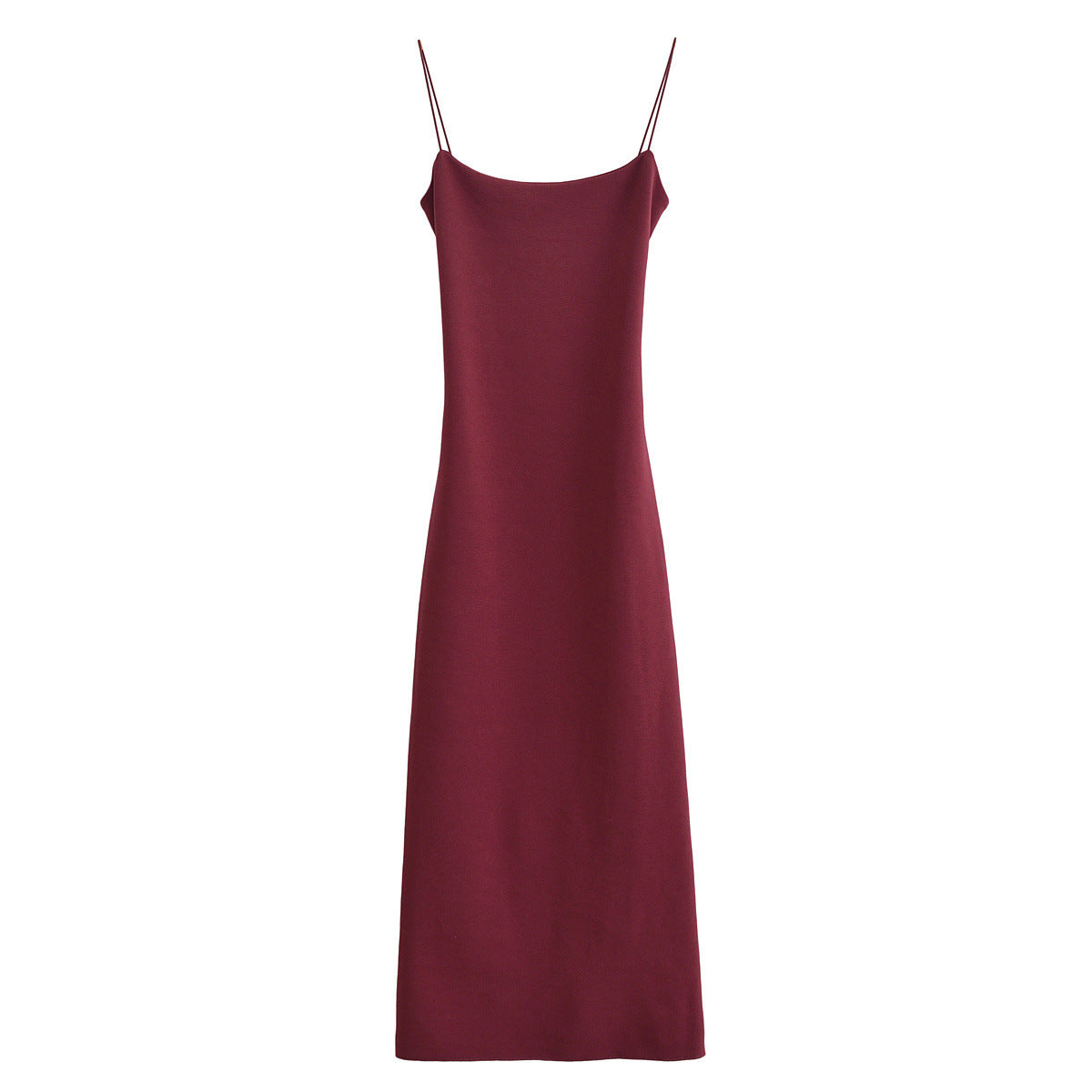 India | Cowl Neck Satin Midi Slip Dress