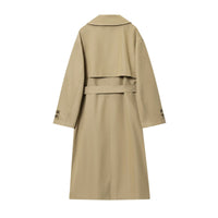 Brianna | Longline Double-Breasted Trench Coat