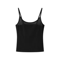 Hazel | Ribbed Knit Scoop Neck Cami Tank Top