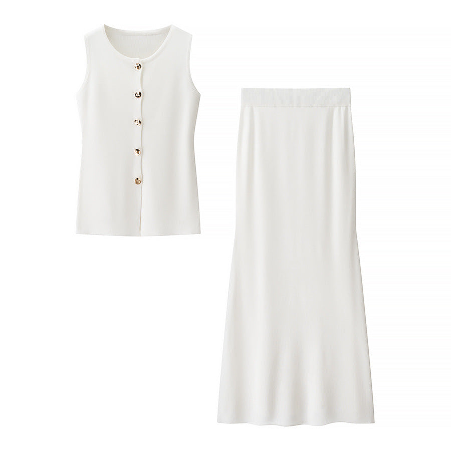 Ada | Ribbed Knit Midi Co-ord Set
