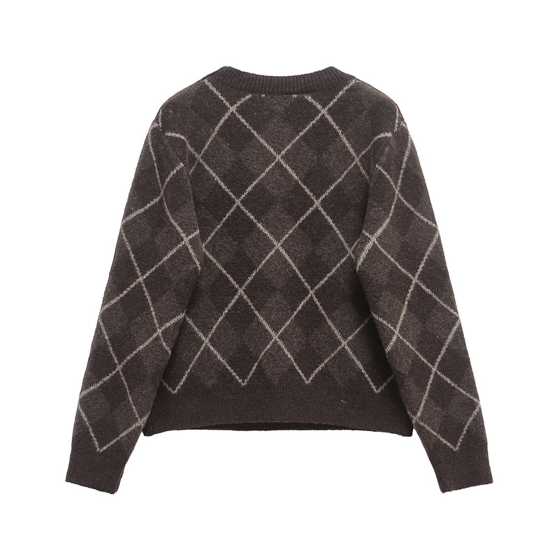 Cressida | argyle knit top