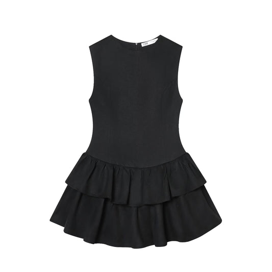 Leah | Smart Casual Ruffle Mini Dress