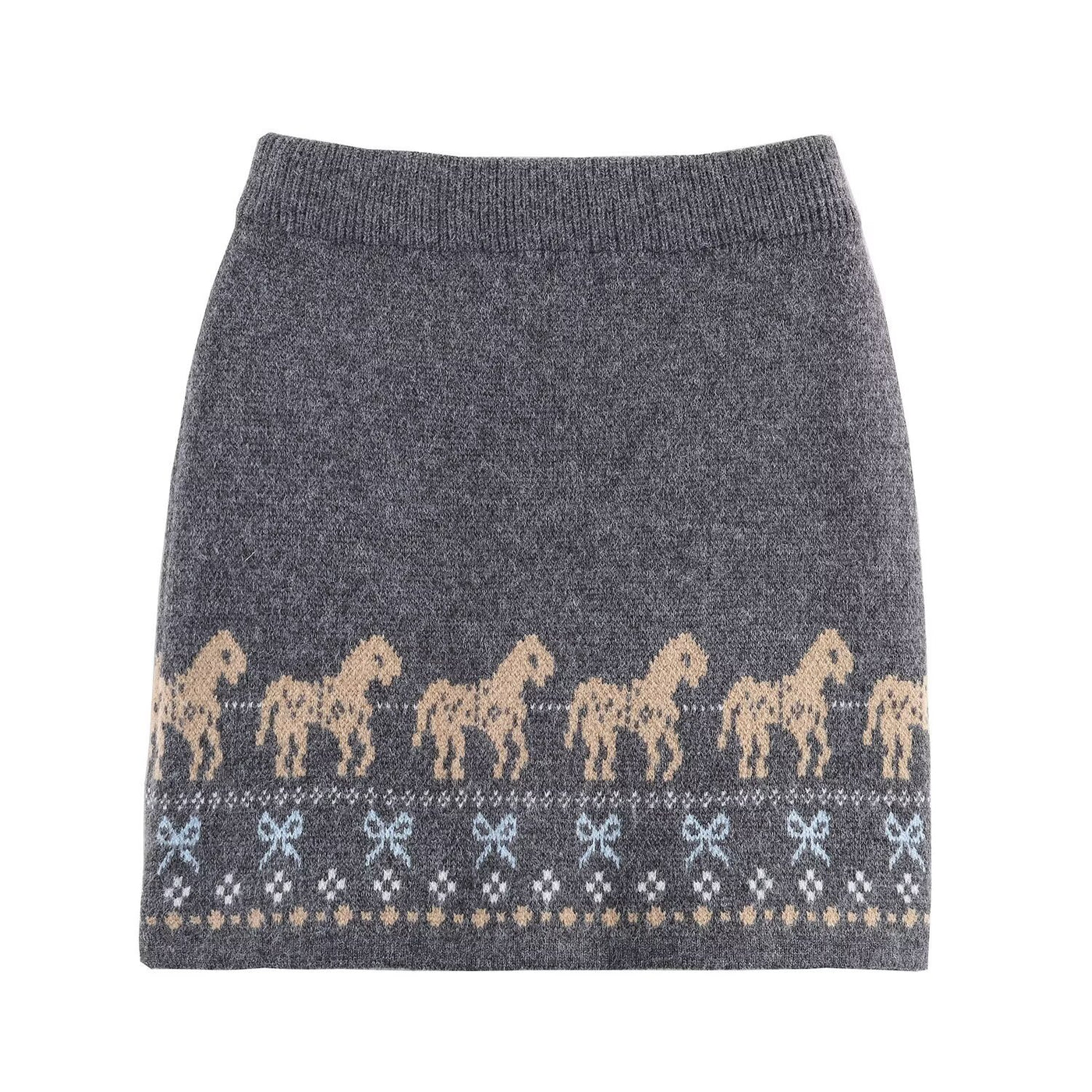 Jasmine | Equestrian Motif Knit Co-ord Set
