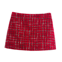 Nancy | Boucle Knit Cropped Jacket Short Set