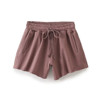 Penelope | Relaxed Brushed Terry Lounge Shorts with Drawstring Waist