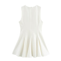 Lois | Flared Sleeveless Mini Dress