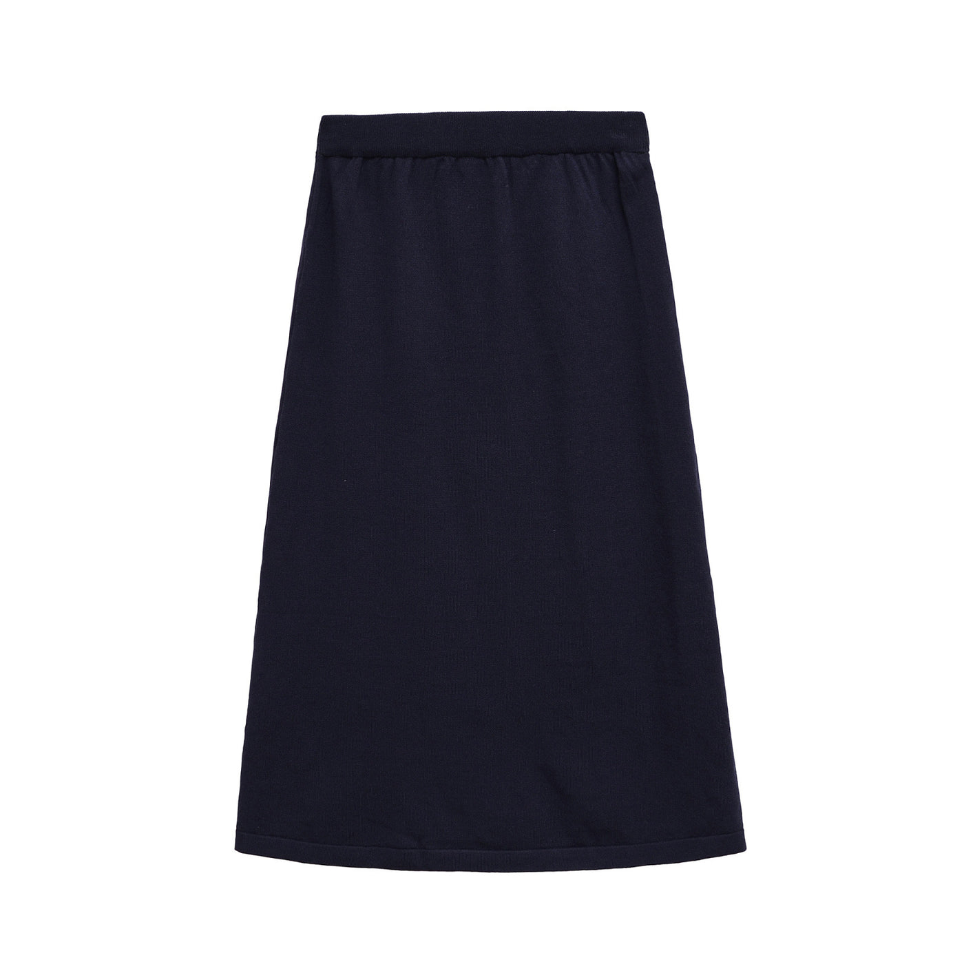 Summer | Elasticated Waist Jersey Midi Skirt