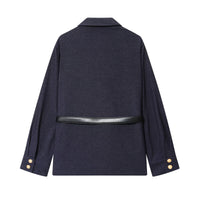 Grace | Belted Jersey Blazer Wide Leg Trouser Co-ord Set