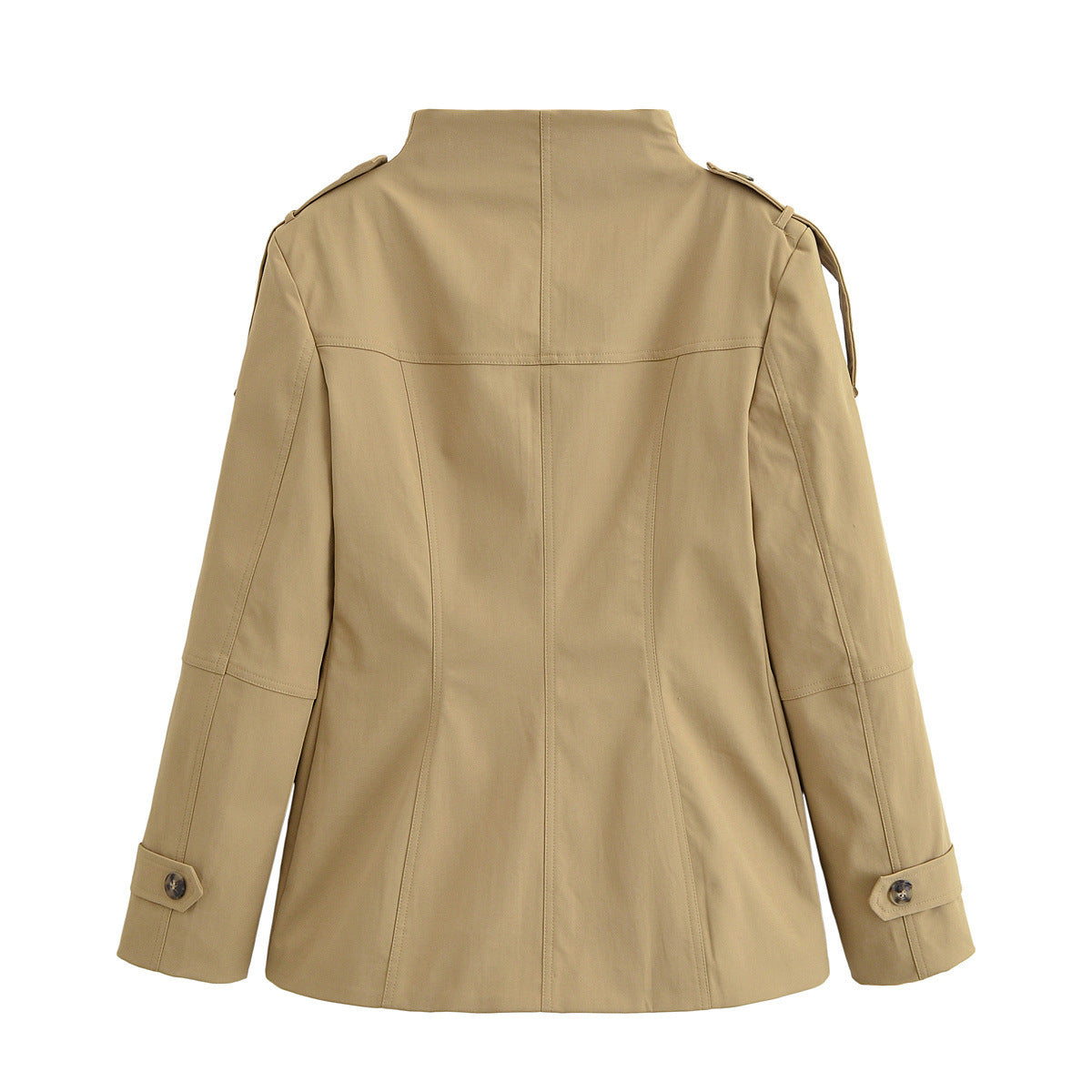 Alma | Utility Jacket Camel Long Pocket Button