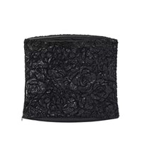 Amelie | Sequin Lace Strapless Bandeau Crop Top