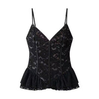Maddison | Lace Sweetheart Peplum Corset Top