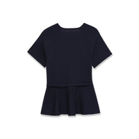 Margot | Belted Peplum Top