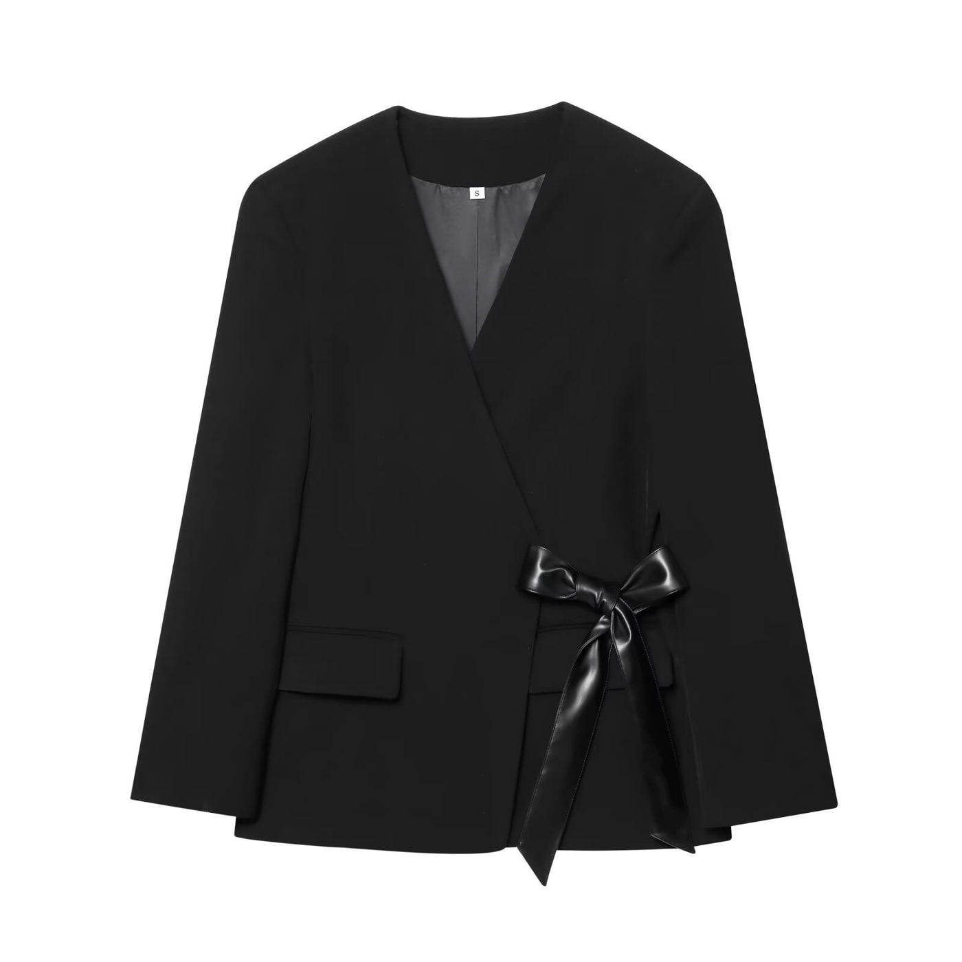 Hope | Structured Tie-Front Blazer