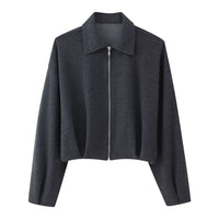 Maya | Jersey Zip Jacket Wide Leg Lounge Co-ord Set