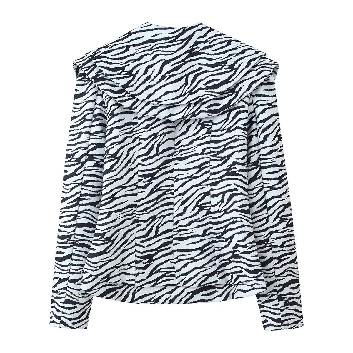 Matilda | Zebra Print Satin Blazer Co-ord Set