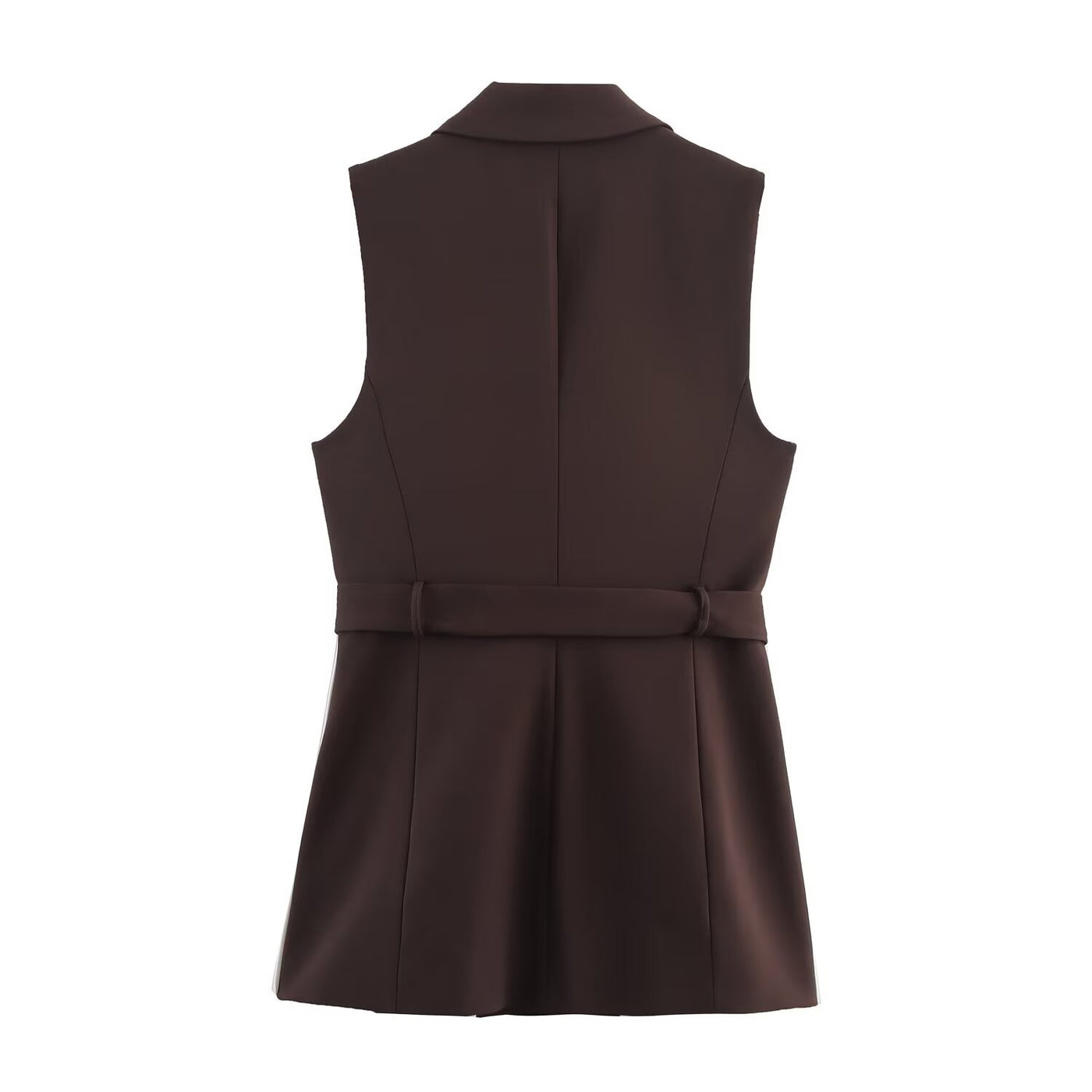 Heidi | Sleeveless Blazer Wide Leg Trousers Set
