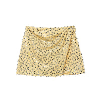 Sara | Sequin Wrap Mini Skirt