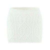 Ella | Cable Knit One Shoulder Top Co-ord Set