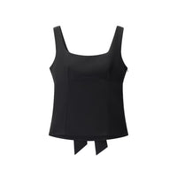 Cressida | Square Neck Bow Detail Fitted Top