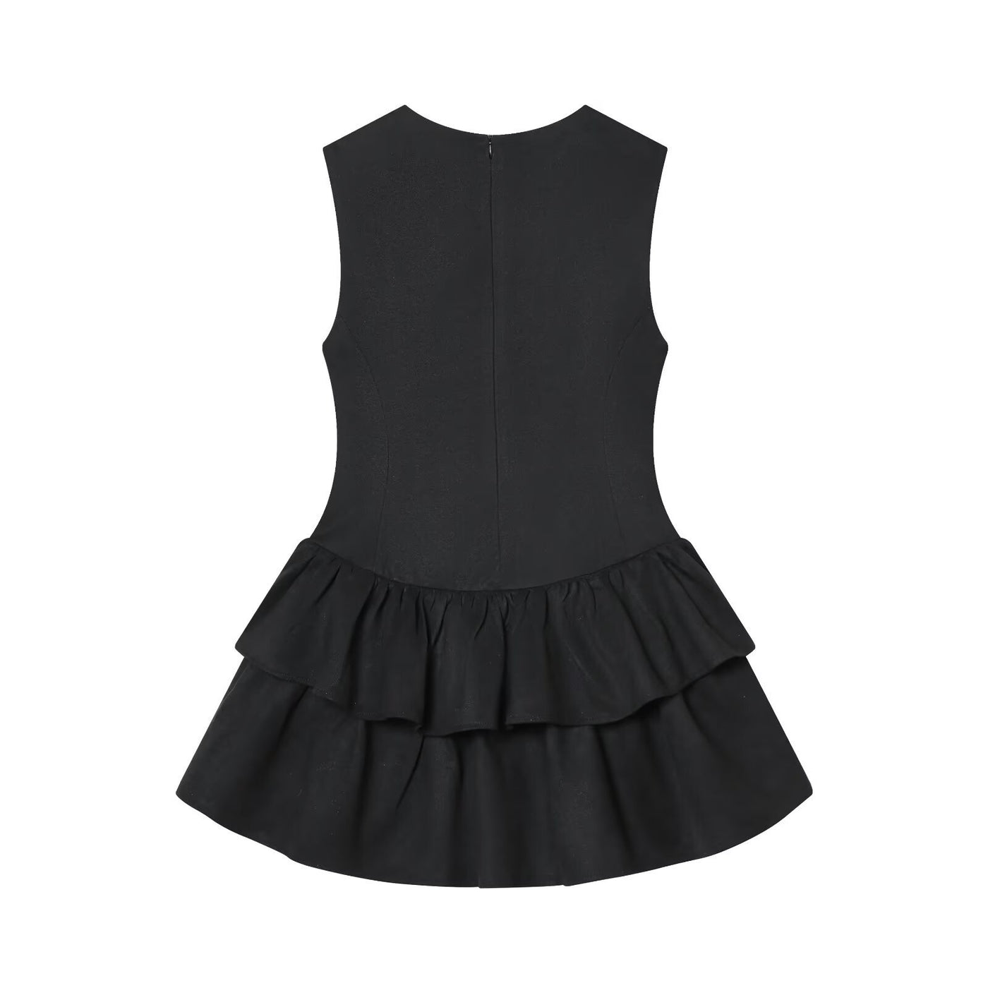 Georgia | Tiered Ruffle Sleeveless Mini Dress