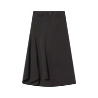 Violet | Asymmetric High Waist Midi Skirt