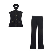 Pippa | Halter Neck Jersey Co-ord Set