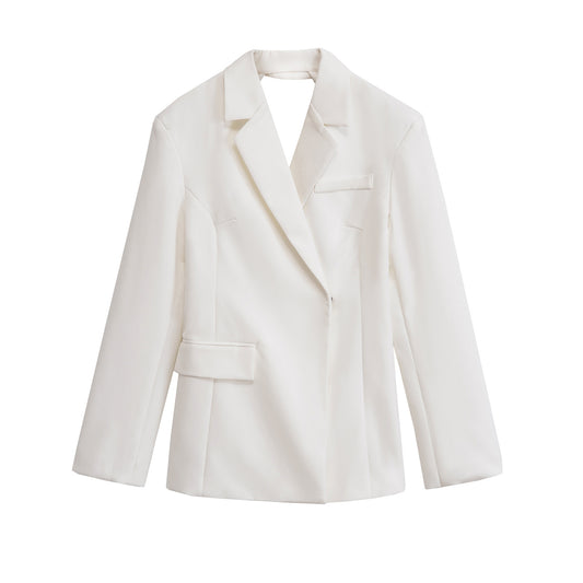 Nola | Smart Casual White Blazer