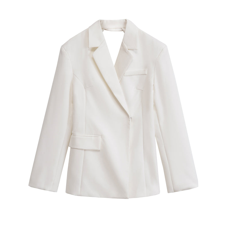 Elise | white blazer