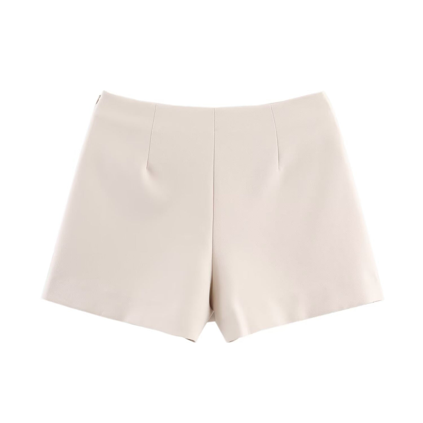 Niamh | Asymmetric Wrap Mini Skirt with Gold Hardware