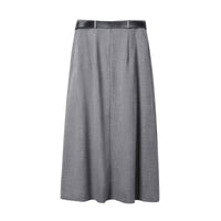 Mabel | High Waist Pleated Midi Skirt