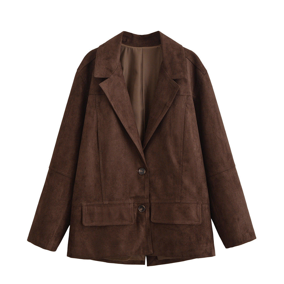 Martha | Relaxed Faux Suede Jacket