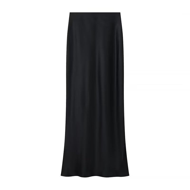 Pippa | Satin Maxi Slip Skirt