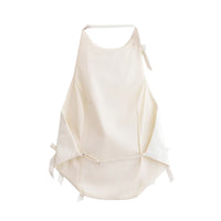 Faye | Bow Detail Open-Back Halter Top