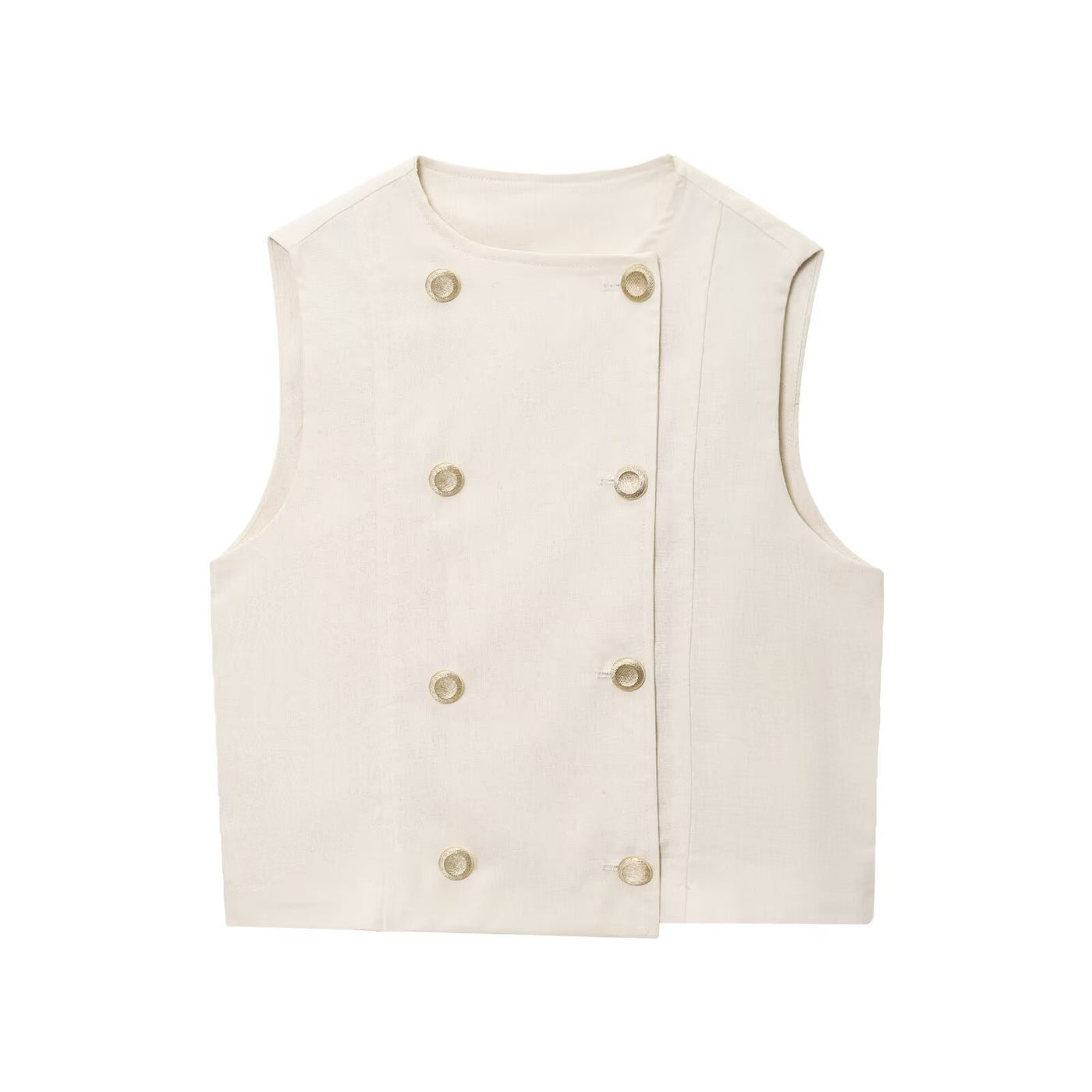 Daisy | Linen Double Breasted Waistcoat Co-ord Set