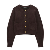 Abigail | Cropped Cardigan Knit Co-ord Set