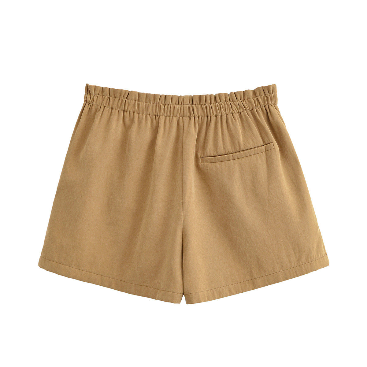 Eva | Paperbag Waist Decorative Button Front Shorts