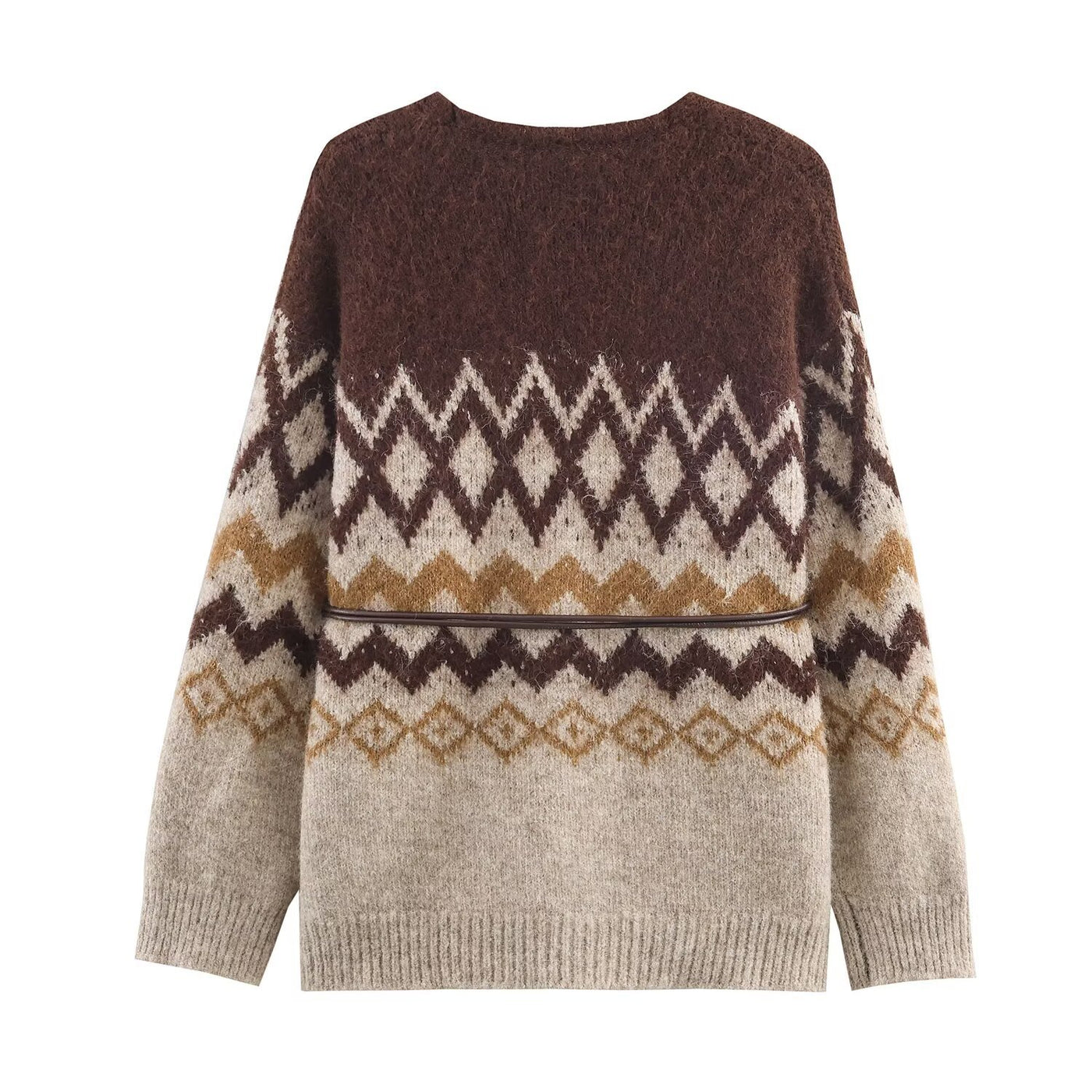 Hallie | Fair Isle Brushed Knit Co-ord Set