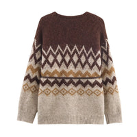 Hallie | Fair Isle Brushed Knit Co-ord Set