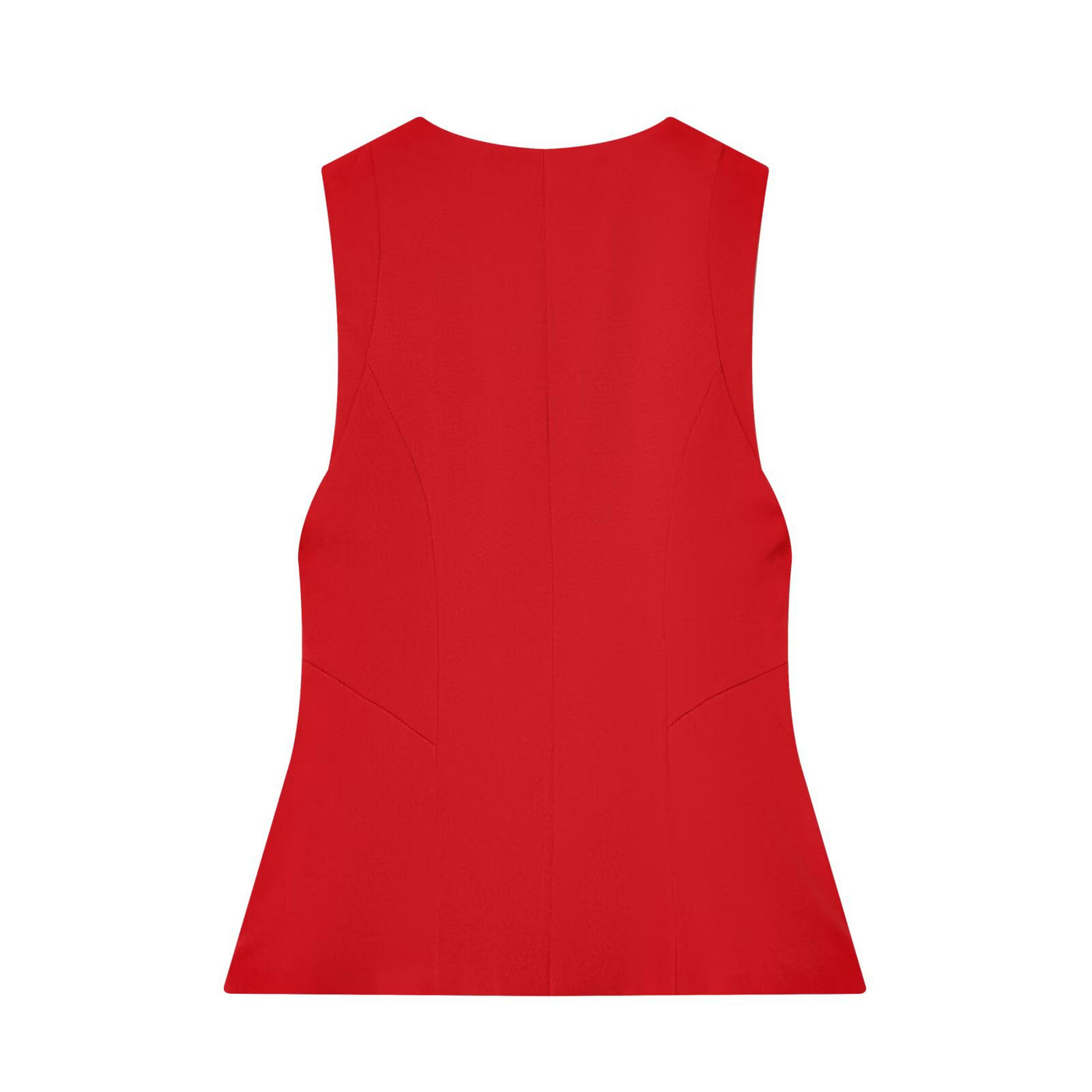 Abigail | High Neck Zip Front Tailored Peplum Top