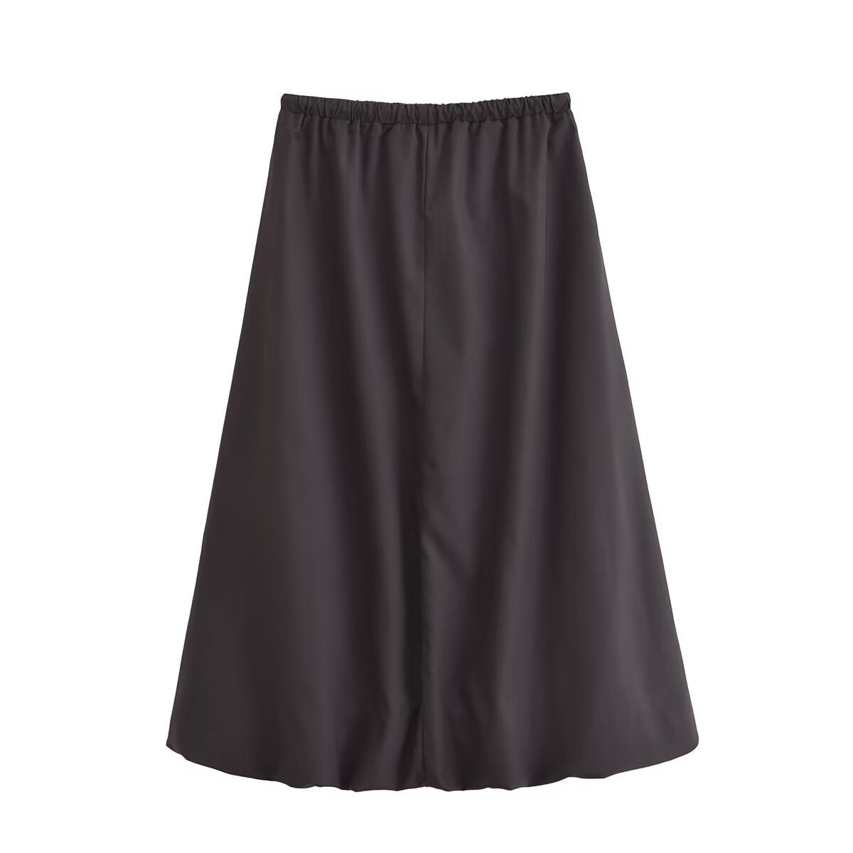 Ava | Modal Drawstring Flowy Midi Skirt