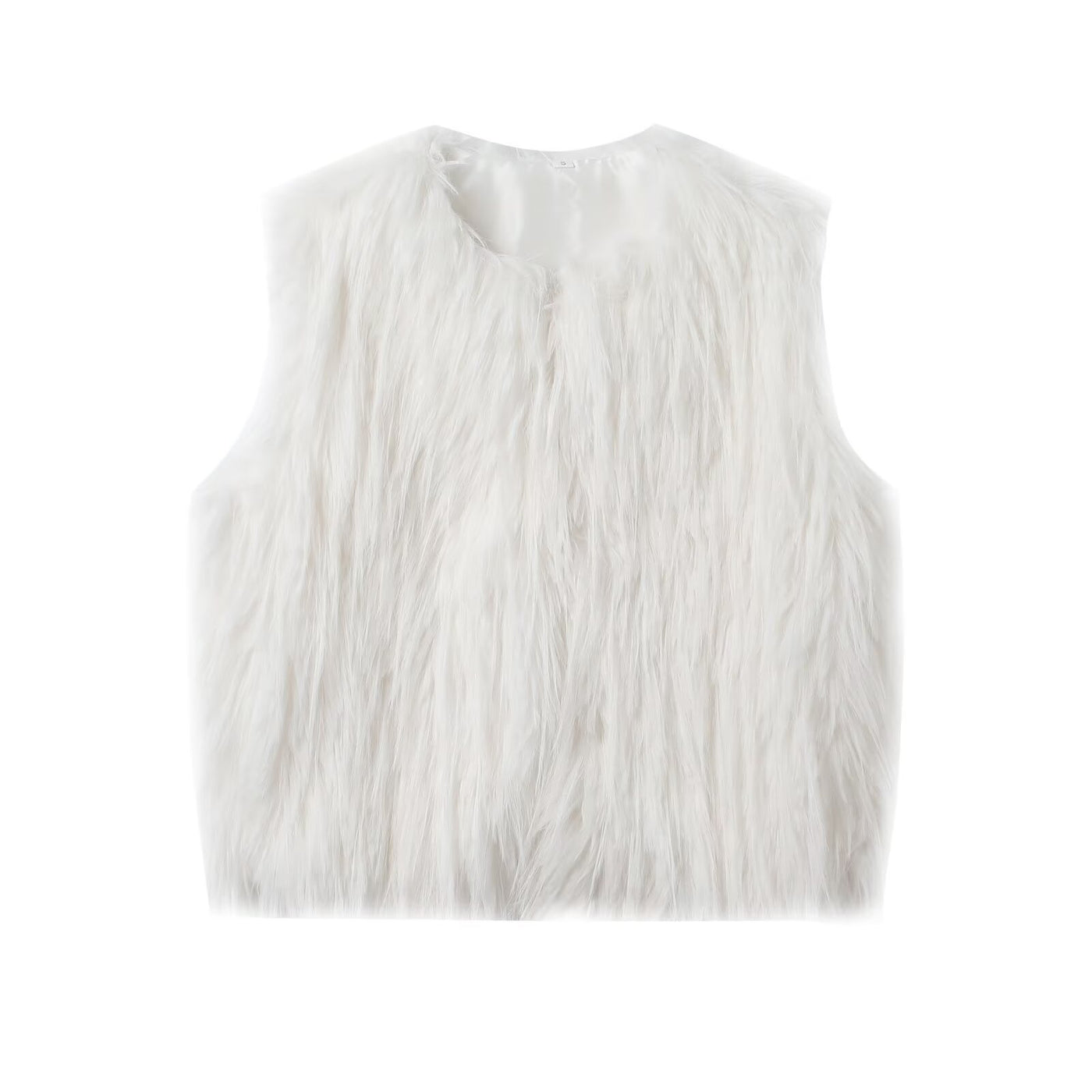 Blythe | Shaggy Open-Front Faux Fur Gilet