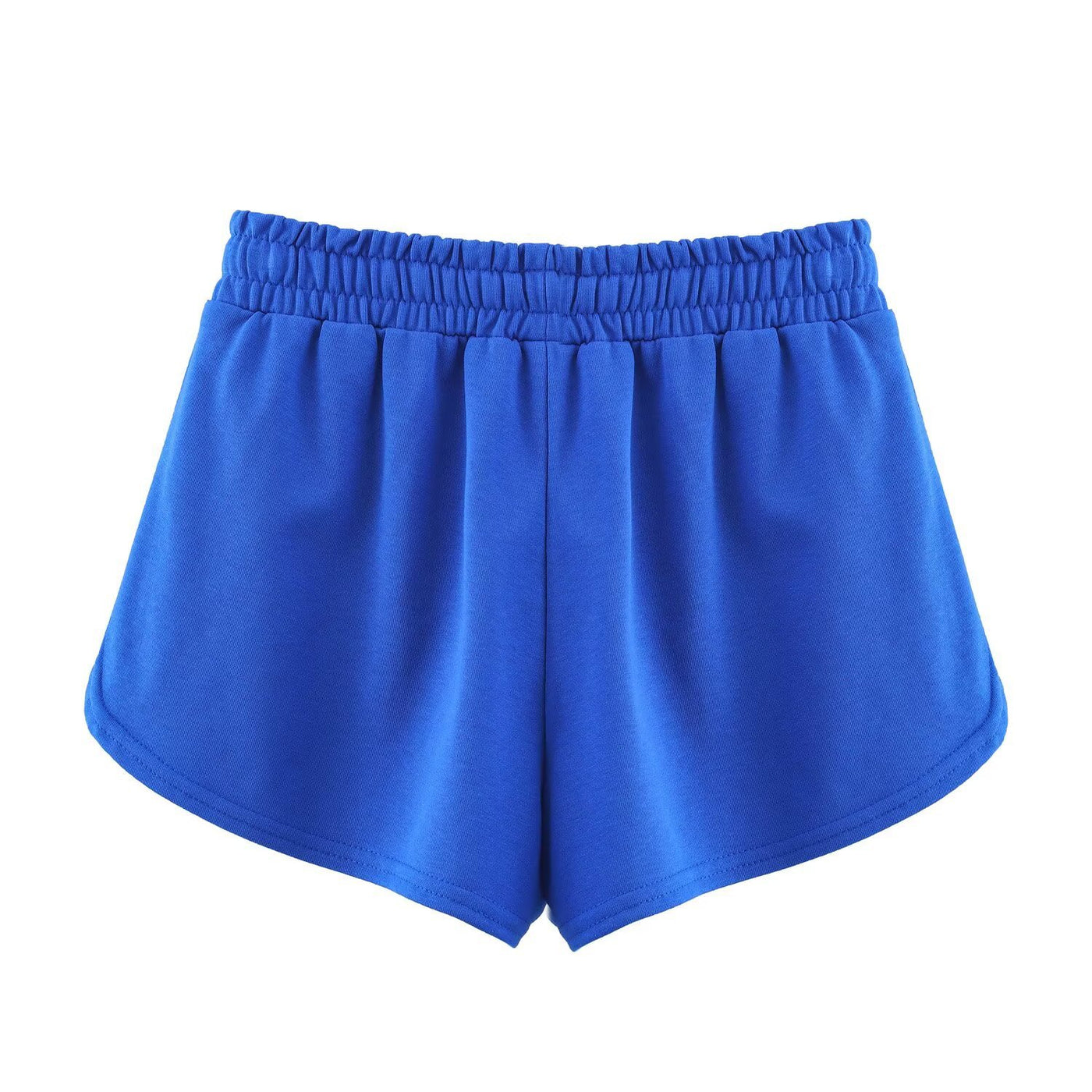Hannah | Embroidered Detail Drawstring Brushed Terry Shorts