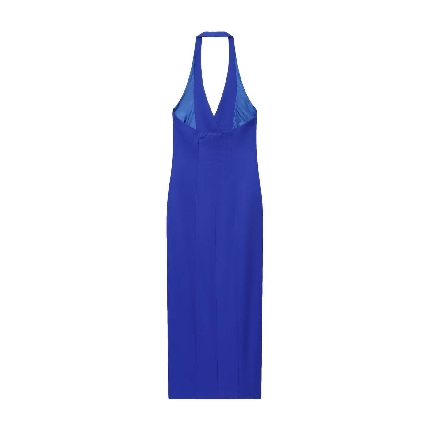 Clementine | Double-Breasted Halter Neck Maxi Dress