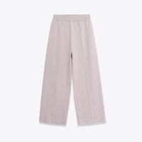 Tabitha | Ribbed Waist Vertical Seam Knitted Wide-Leg Trousers