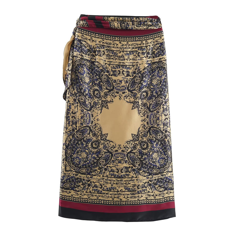 Poppy | wrap maxi skirt