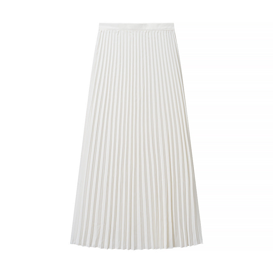 Amelia | Woven Top Pleated Maxi Skirt Matching Set