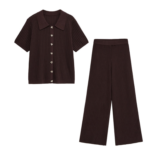 Amber | Ribbed Knit Co-ord Set