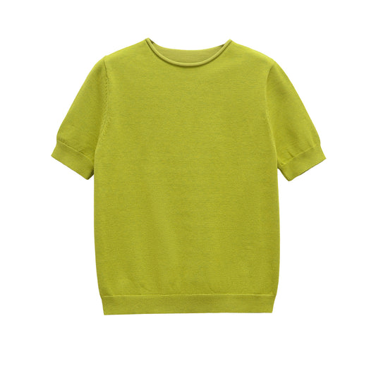 Freya | Spring Short Sleeve Knitted